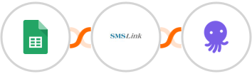 Google Sheets + SMSLink  + EmailOctopus Integration
