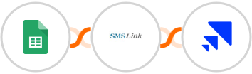 Google Sheets + SMSLink  + Saleshandy Integration