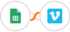 Google Sheets + Vimeo Integration
