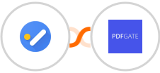Google Tasks + PDFGate Integration