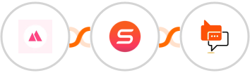 HeySummit + Sarbacane + SMS Online Live Support Integration