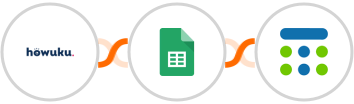 Howuku + Google Sheets + Teamup Calendar Integration