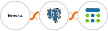 Howuku + PostgreSQL + Teamup Calendar Integration