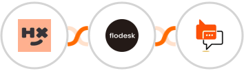 Humanitix + Flodesk + SMS Online Live Support Integration