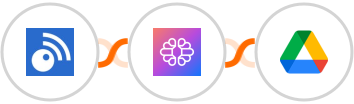 Inoreader + TextCortex AI + Google Drive Integration
