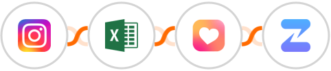 Instagram Lead Ads + Microsoft Excel + Heartbeat + Zulip Integration