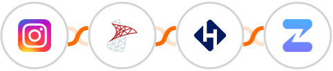 Instagram Lead Ads + SQL Server + Helpwise + Zulip Integration