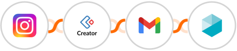 Instagram Lead Ads + Zoho Creator + Gmail + Beekeeper Integration