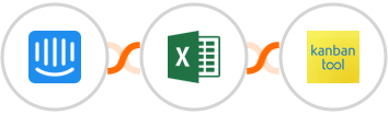 Intercom + Microsoft Excel + Kanban Tool Integration