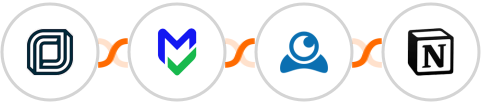 Jobber + EmailVerify.io + LiveWebinar + Notion Integration