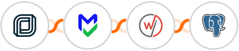 Jobber + EmailVerify.io + WebinarJam + PostgreSQL Integration