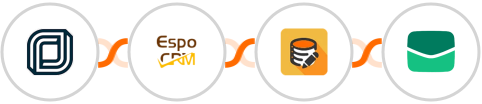 Jobber + EspoCRM + Data Modifier + Email It Integration