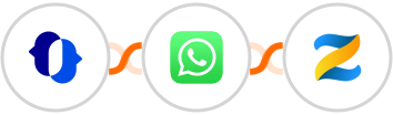 JustCall + WhatsApp + Zenler Integration