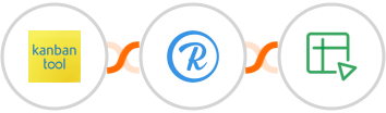 Kanban Tool + Rebrandly + Zoho Sheet Integration