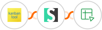 Kanban Tool + Short.io + Zoho Sheet Integration