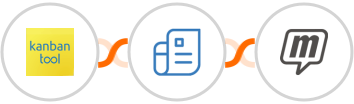 Kanban Tool + Zoho Invoice + MailUp Integration