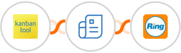 Kanban Tool + Zoho Invoice + RingCentral Integration