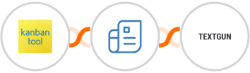 Kanban Tool + Zoho Invoice + Textgun SMS Integration