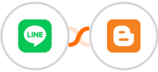LINE + Blogger Integration