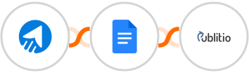 MailBluster + Google Docs + Publit.io Integration