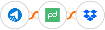 MailBluster + PandaDoc + Dropbox Integration
