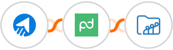 MailBluster + PandaDoc + Zoho Workdrive Integration