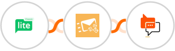 MailerLite Classic + Clearout + SMS Online Live Support Integration