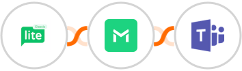 MailerLite Classic + TrueMail + Microsoft Teams Integration