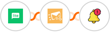 MailerLite + Clearout + Push by Techulus Integration