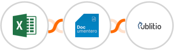 Microsoft Excel + Documentero + Publit.io Integration