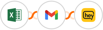 Microsoft Excel + Gmail + Heymarket SMS Integration