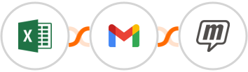 Microsoft Excel + Gmail + MailUp Integration