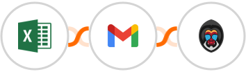 Microsoft Excel + Gmail + Mandrill Integration