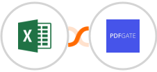 Microsoft Excel + PDFGate Integration