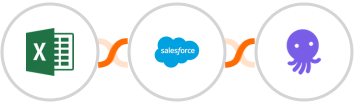 Microsoft Excel + Salesforce Marketing Cloud + EmailOctopus Integration