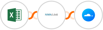 Microsoft Excel + SMSLink  + Mailercloud Integration