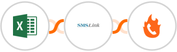 Microsoft Excel + SMSLink  + PhoneBurner Integration