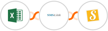 Microsoft Excel + SMSLink  + Stannp Integration
