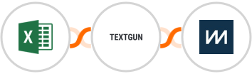 Microsoft Excel + Textgun SMS + ChartMogul Integration