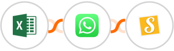 Microsoft Excel + WhatsApp + Stannp Integration