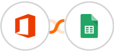 Microsoft Office 365 + Google Sheets Integration
