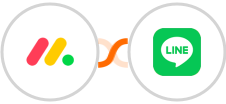 Monday.com + LINE Integration