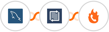 MySQL + Phaxio + PhoneBurner Integration