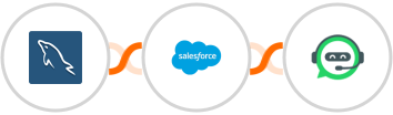 MySQL + Salesforce Marketing Cloud + WhatsRise Integration