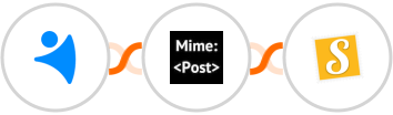 NetHunt CRM + MimePost + Stannp Integration