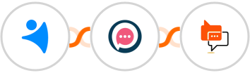 NetHunt CRM + SMSala + SMS Online Live Support Integration