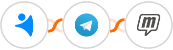 NetHunt CRM + Telegram + MailUp Integration