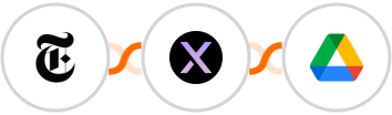 New York Times + AgentX + Google Drive Integration