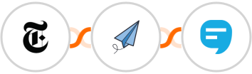 New York Times + APITemplate.io + SimpleTexting Integration
