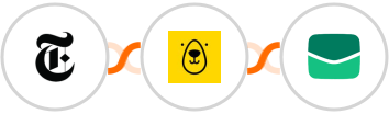 New York Times + Bannerbear + Email It Integration